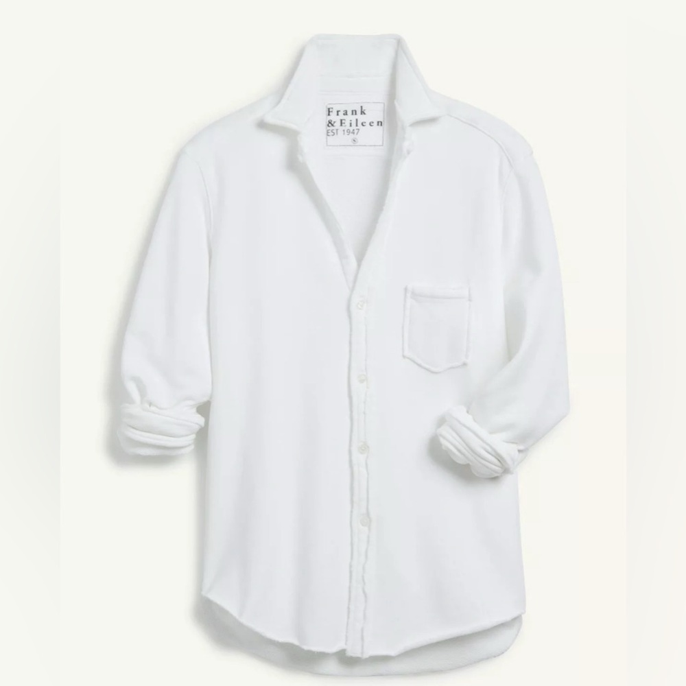 Frank & Eileen Eileen Triple Fleece white Size L $288